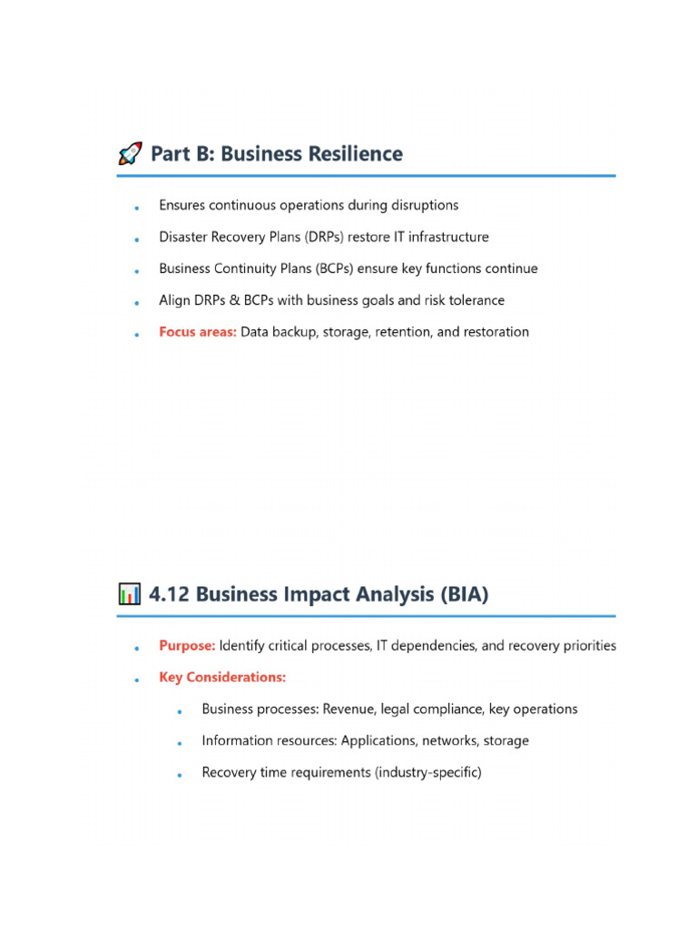 Business Resilience Presentation | PDF
