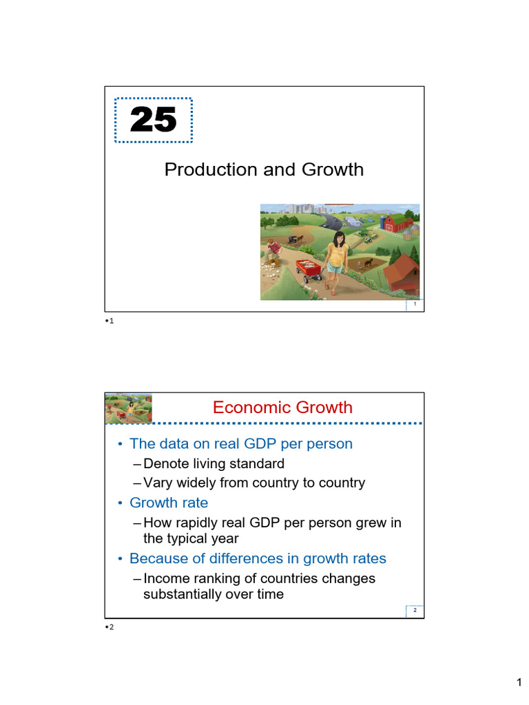 A25 - Production and Growth 2 | PDF | Economic Growth | Capital (Economics)