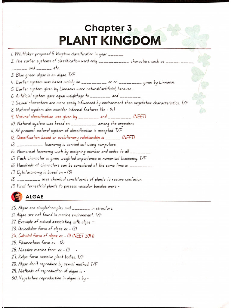 Plant Kingdom | PDF