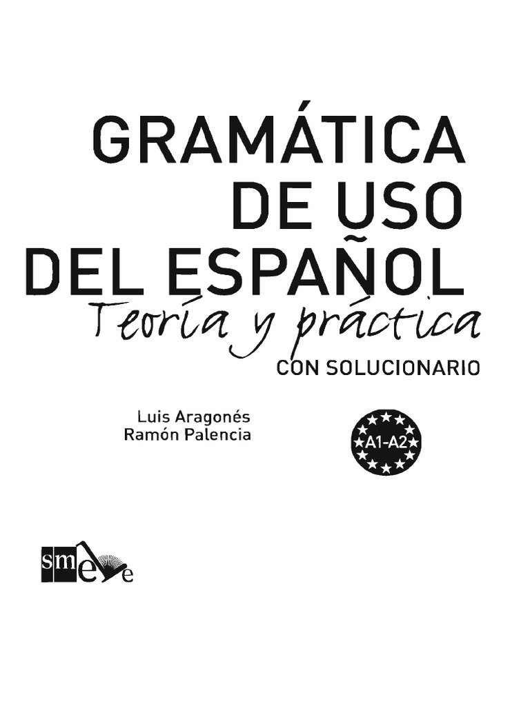 Gramatica Del Uso Del Español A1-A2 | PDF