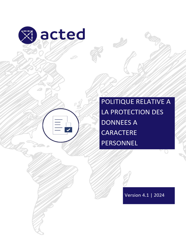 Politique de Protection des Données 2024 | PDF | Vie privée et ...