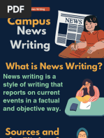 Essentials of Campus News Writing | PDF | News | Journalism