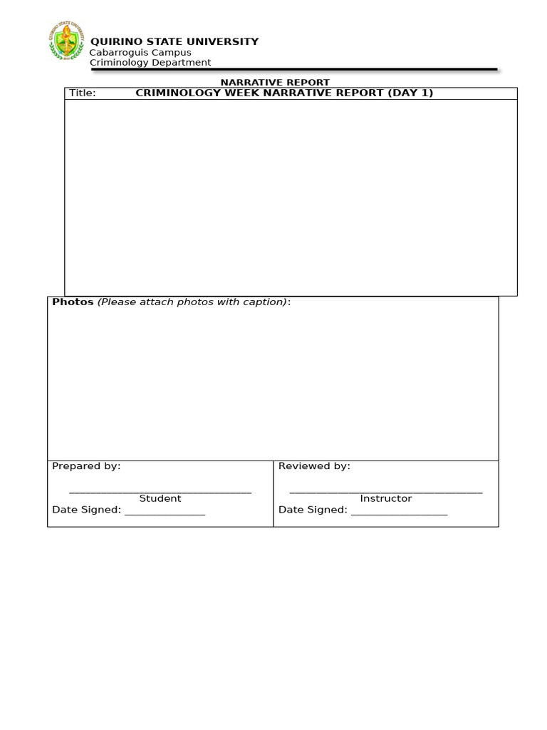 FORMAT Narrative-Report | PDF