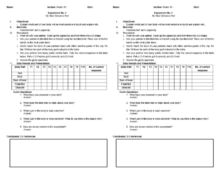 Experiment 1 3rd Quarter | PDF