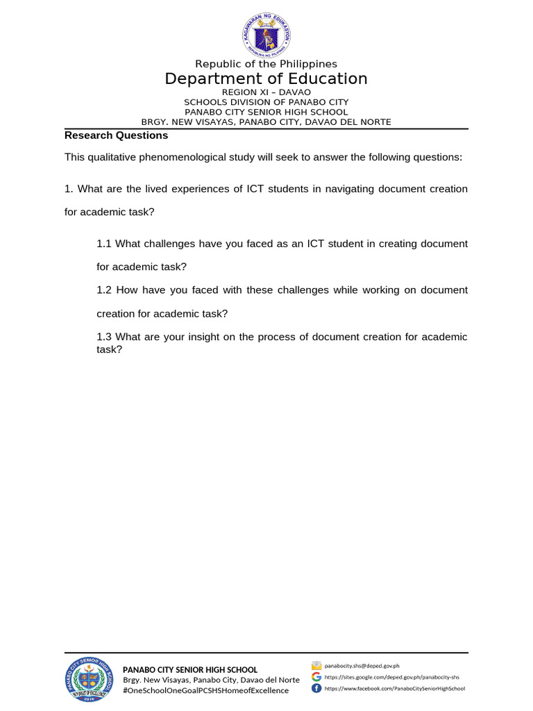 ICT Students' Experiences in Document Creation | PDF