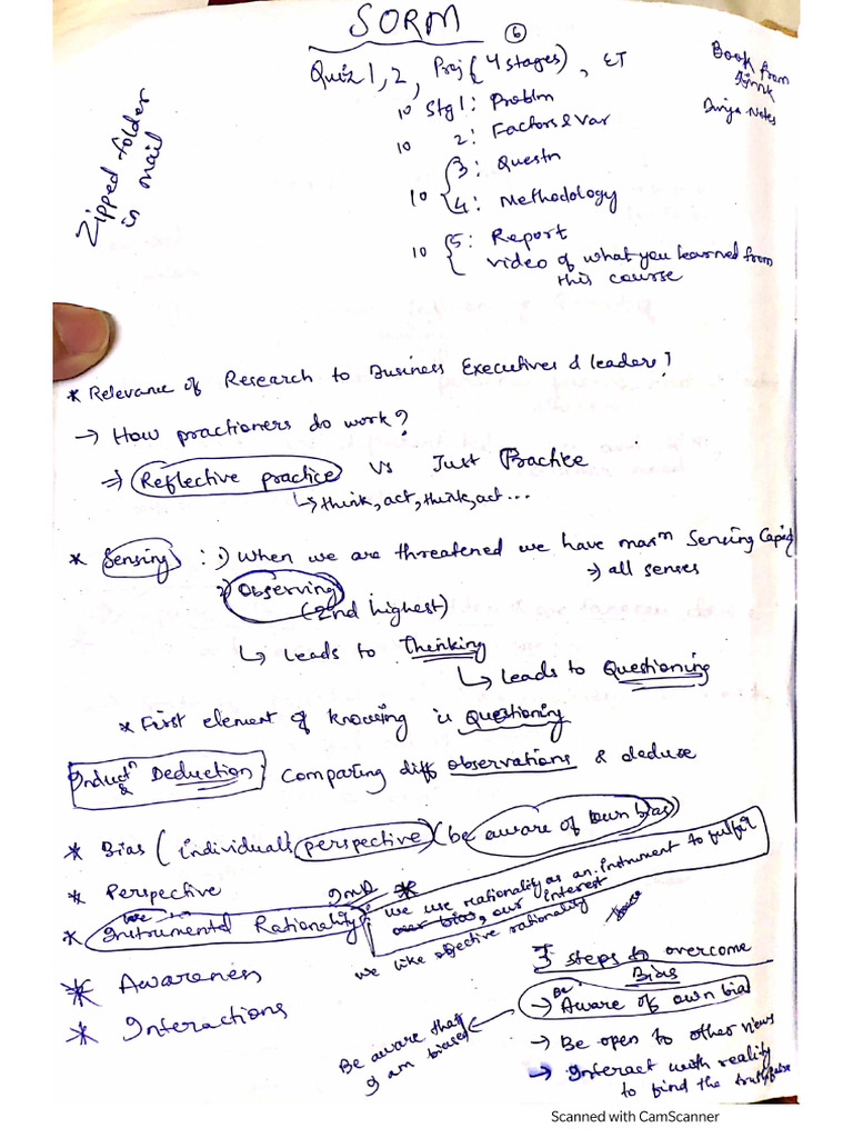 SORM Notes | PDF