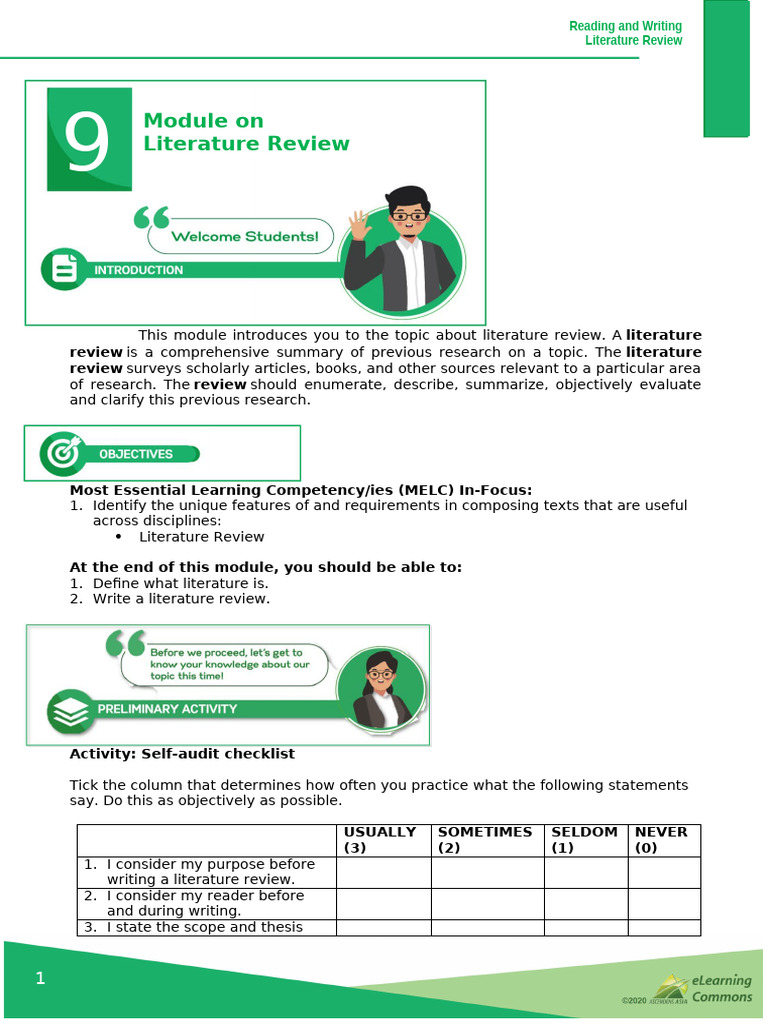 Literature Review Writing Guide | PDF | Literature Review | Thesis