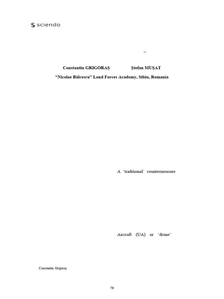 Multi-Domain Strategies for UAS Defense | PDF | Unmanned Aerial Vehicle ...