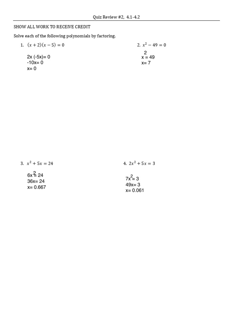 4.1+-+4.2+Quiz+Review+%232%2C+Fall+2023 | PDF