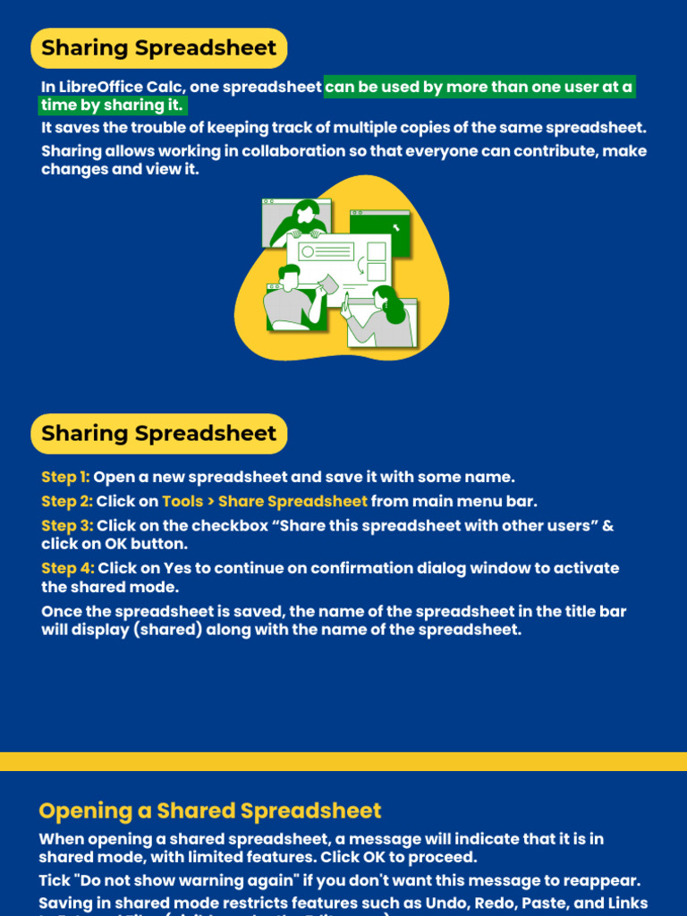 Sharing and Reviewing Spreadsheets in Class 10 | PDF | Spreadsheet ...