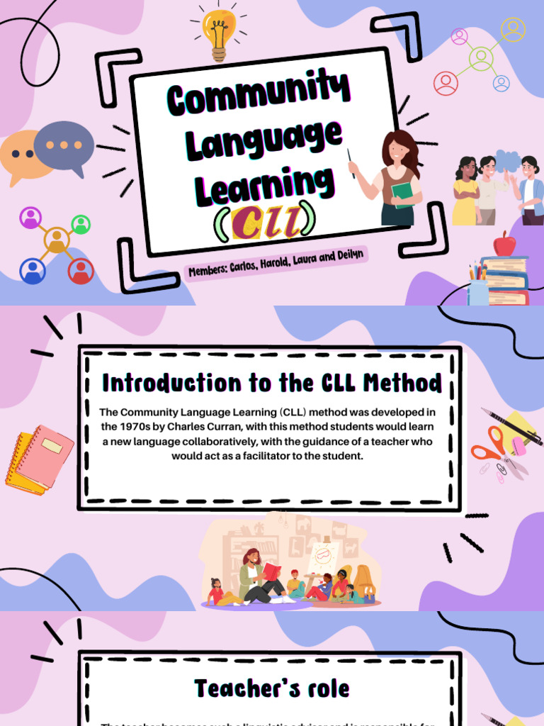 Community Language Learning Method Guide | PDF | Learning | Teachers