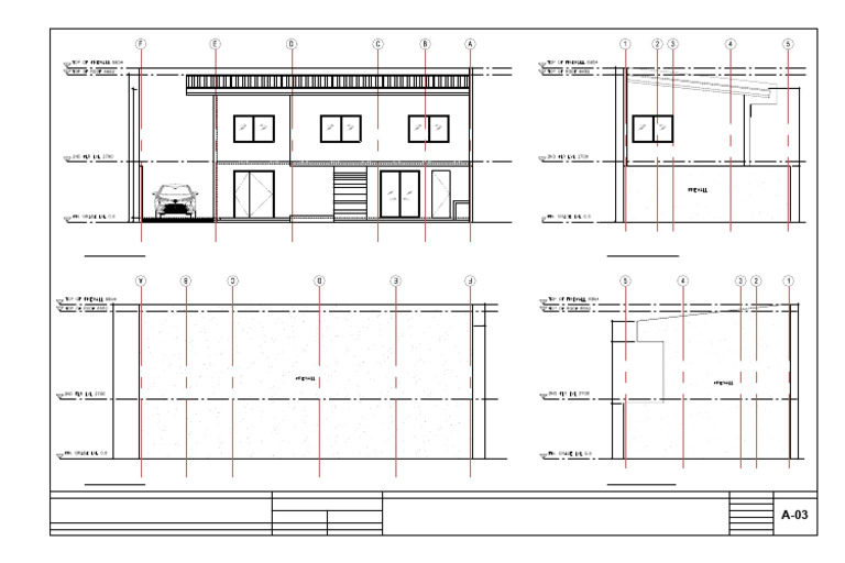 Two Storey House Elevation Plans | PDF