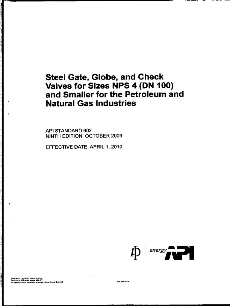 API 602-2009 - Compressed | PDF