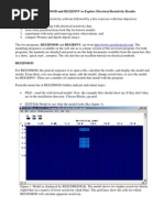 Modeling Electrical Resistivity With RES2DMOD