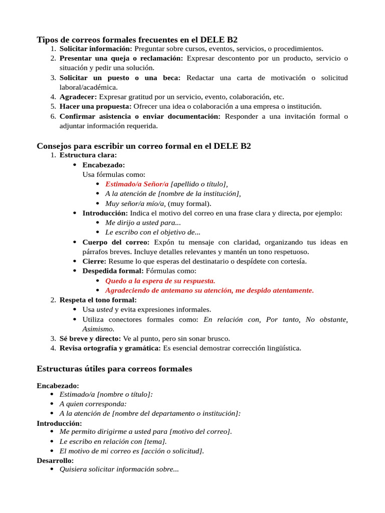3 - 1 Correo Formal | PDF