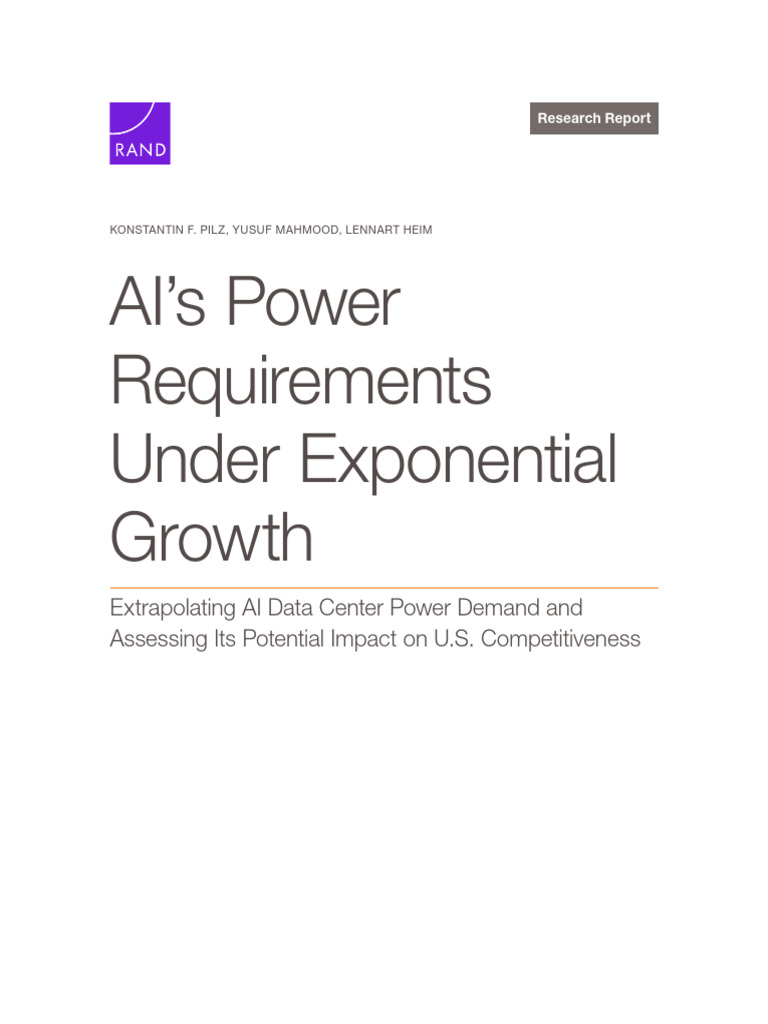 AI Data Center Power Demand Impact | PDF | Data Center | Artificial ...