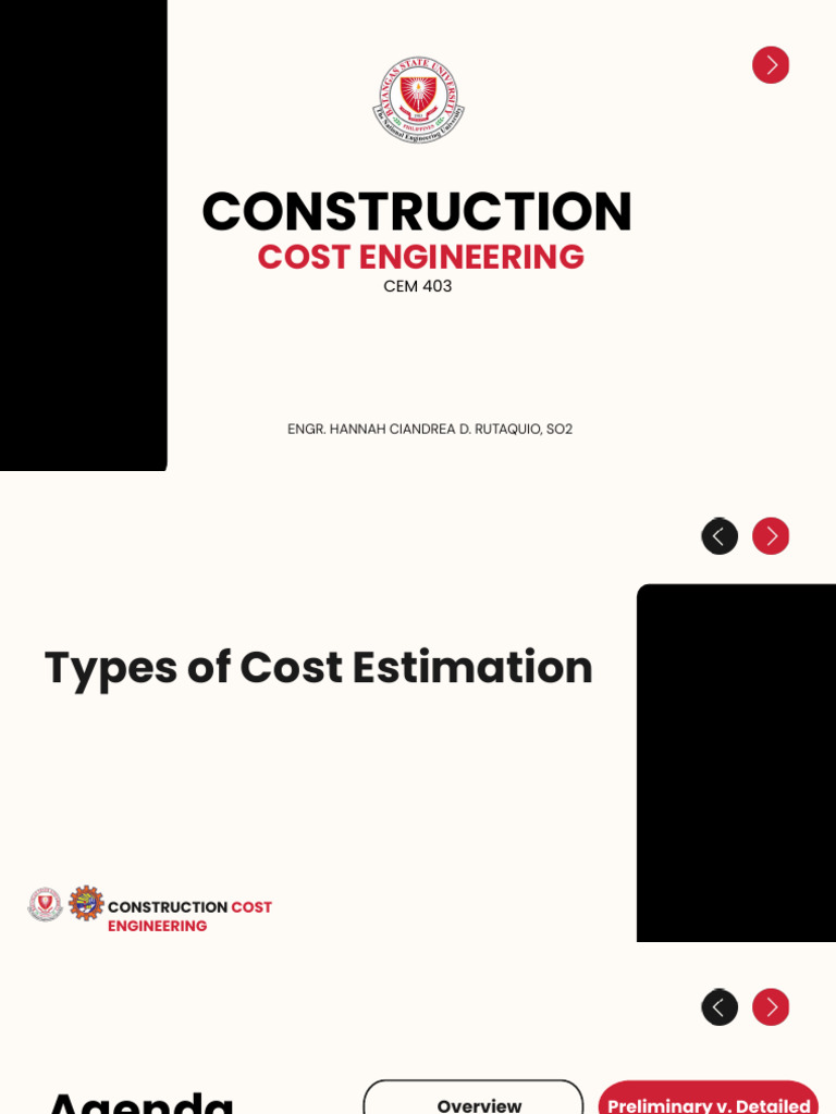 Cost Estimation Methods in Construction | PDF | Concrete | Engineering