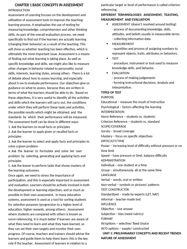 Understanding Assessment in Education | PDF | Educational Assessment ...