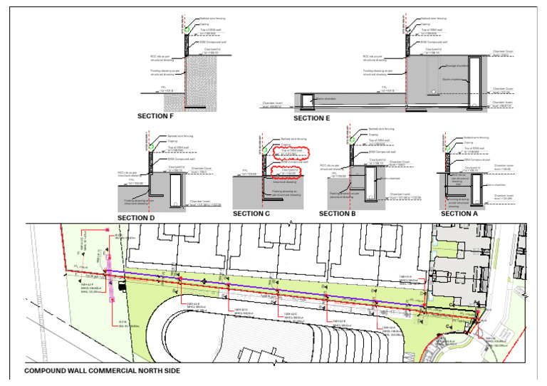 SSM Compound Wall Specifications | PDF | Wire | Manufactured Goods