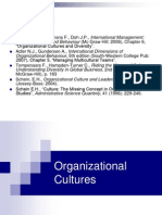 Bibliography: Culture, Strategy and Behaviour (MC Graw Hill: 2006), Chapter 6