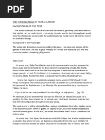 Jss2 Literature note