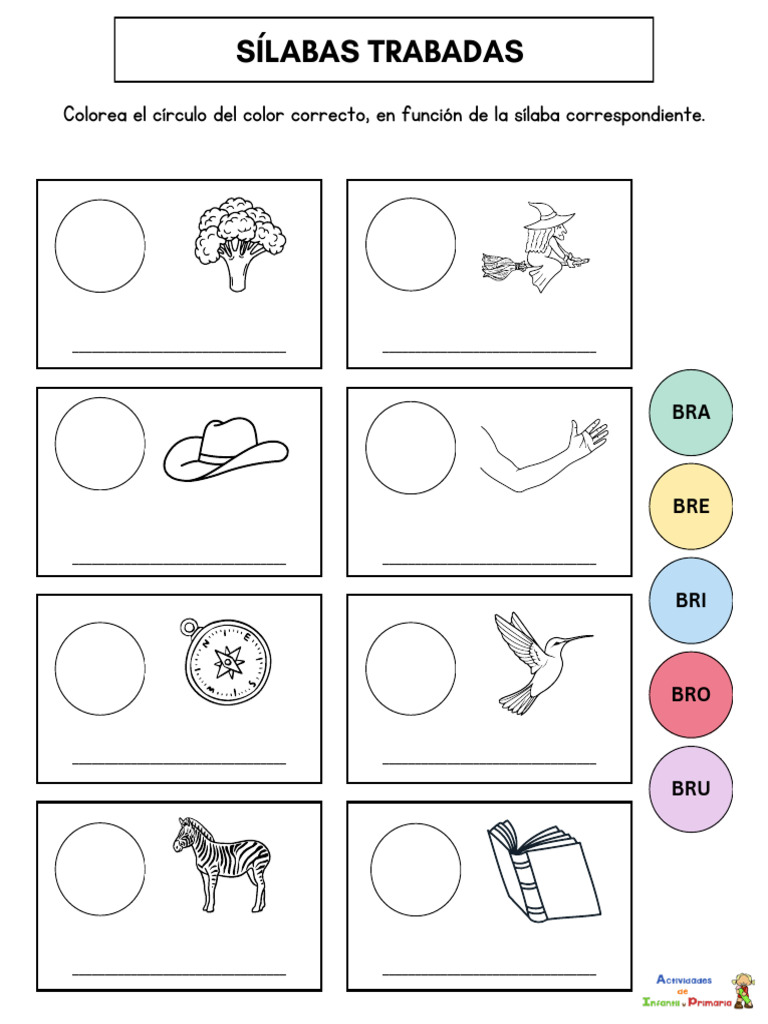 Codigo-colores-silabas-trabadas-con-R | PDF
