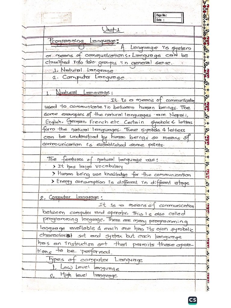 C Programming Note BICTE 1st Sem | PDF