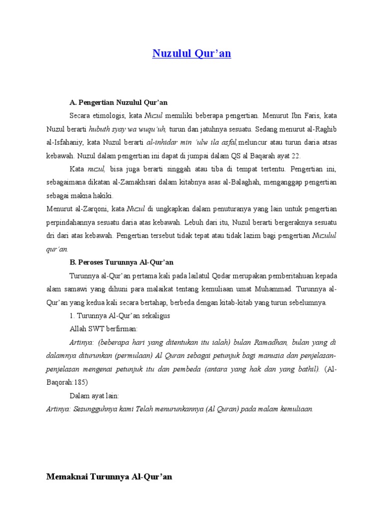 Makna Nuzulul Quran Wallpaper