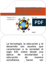 LA  EDUCACION PUERTA DE ENTRADA O DE EXCLUSIÓN MAESTRIA 2