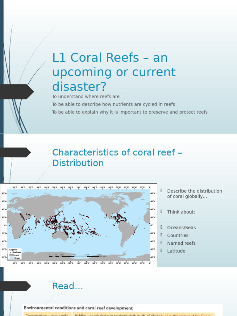 Coral Reefs: Importance and Protection | PDF