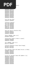MH4U Cheats Code Citra Emu