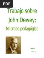Mi Credo Pedagógico, John Dewey