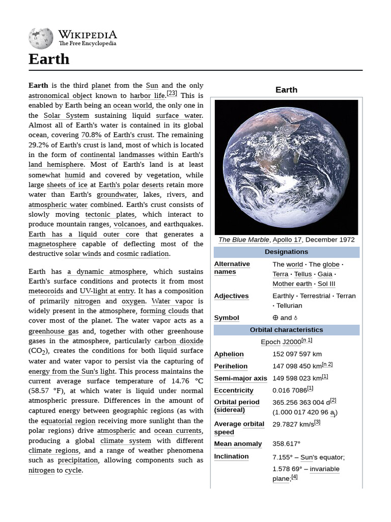 Earth | PDF | Earth | Plate Tectonics