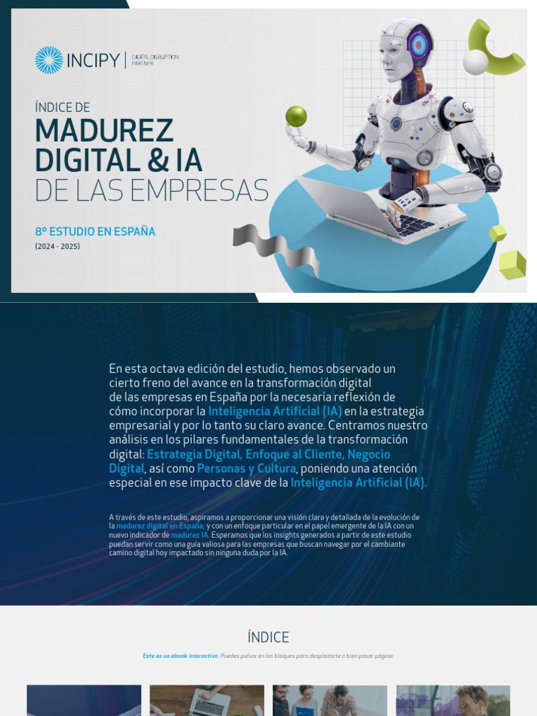 Madurez Digital y IA en Empresas 2024 | PDF | Inteligencia artificial ...