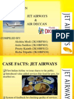 Presentation ON Jet Airways & Air Deccan