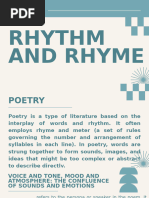 Sound Devices in Poetry Explained | PDF