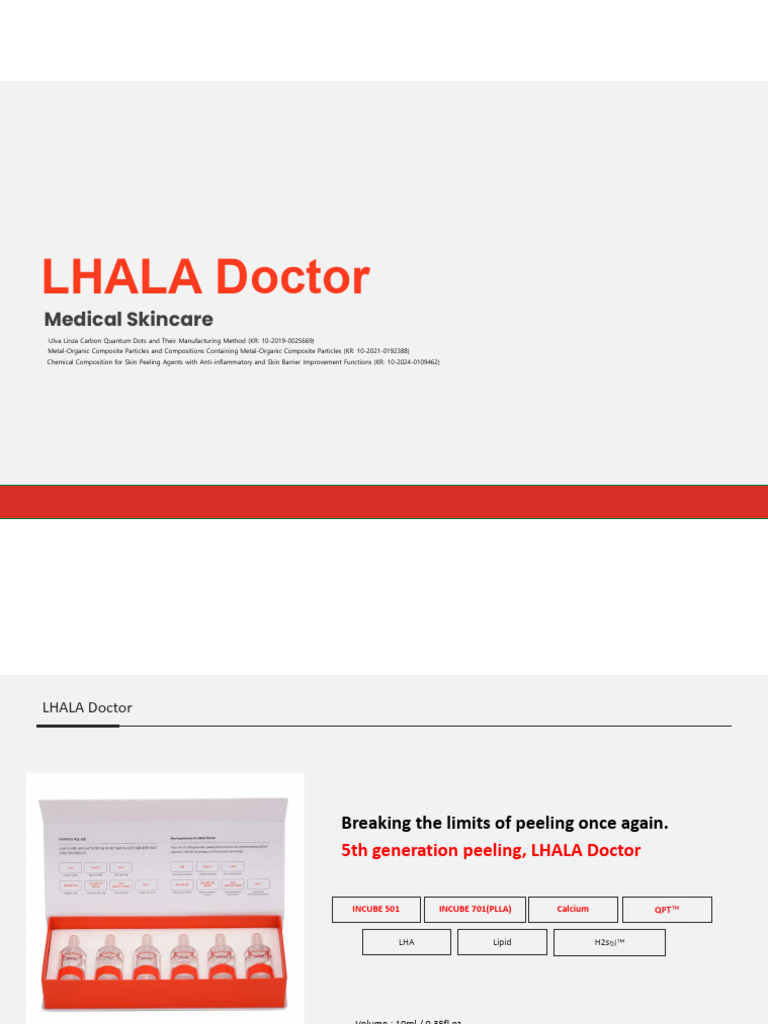 LHALA Doctor Educational Material | PDF | Epidermis | Skin