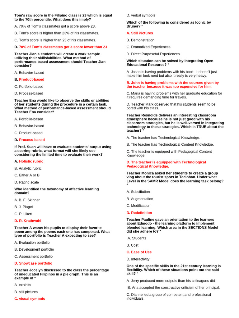 Understanding Student Assessment Methods | PDF | Learning | Curriculum