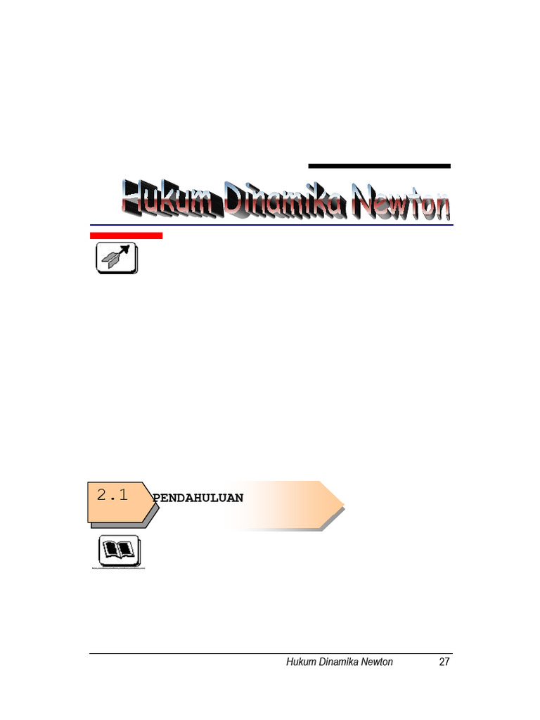 Hukum Dinamika Newton dan Penerapannya | PDF