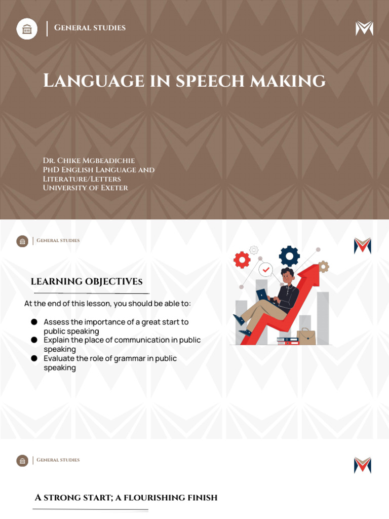 Essentials of Language in Public Speaking | PDF | Semantics | Word