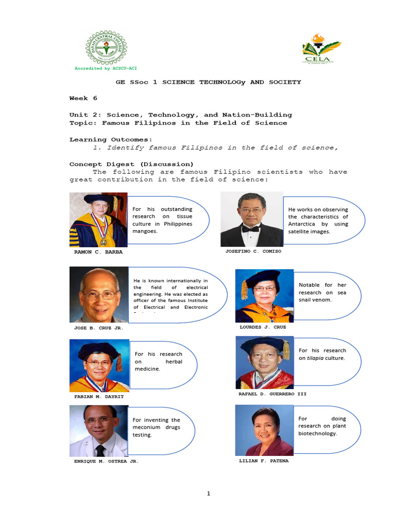 Science Week 6 Reading Materials Pdf