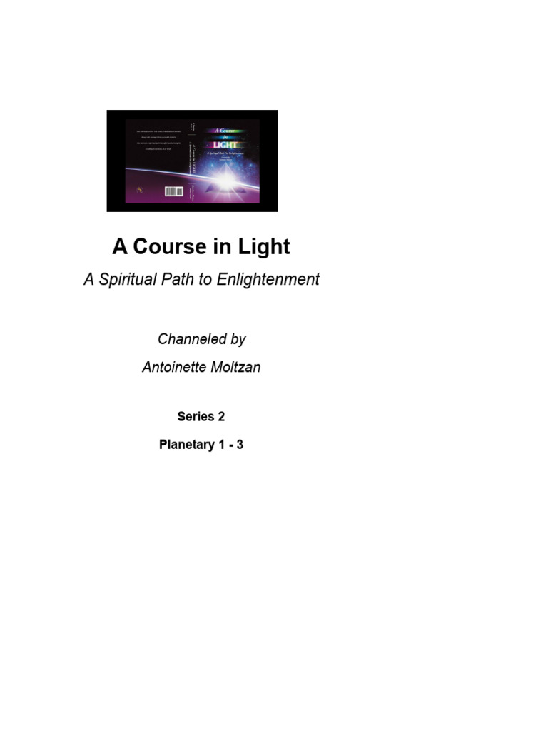 A Course in Light - Series 2 - A Spiritual Path To Enlightenment | PDF ...