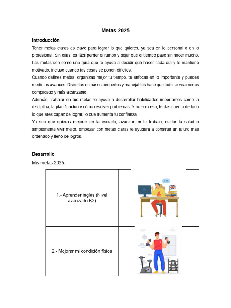 Metas 2025 | PDF | Presupuesto