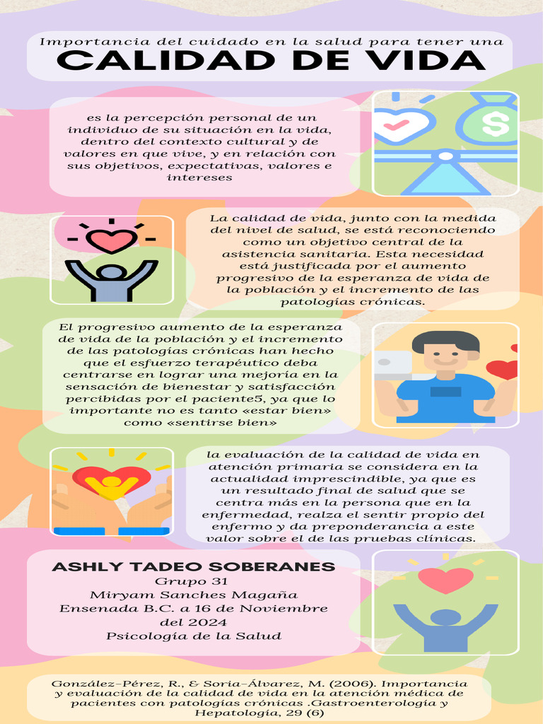Importancia de la calidad de vida en salud | PDF