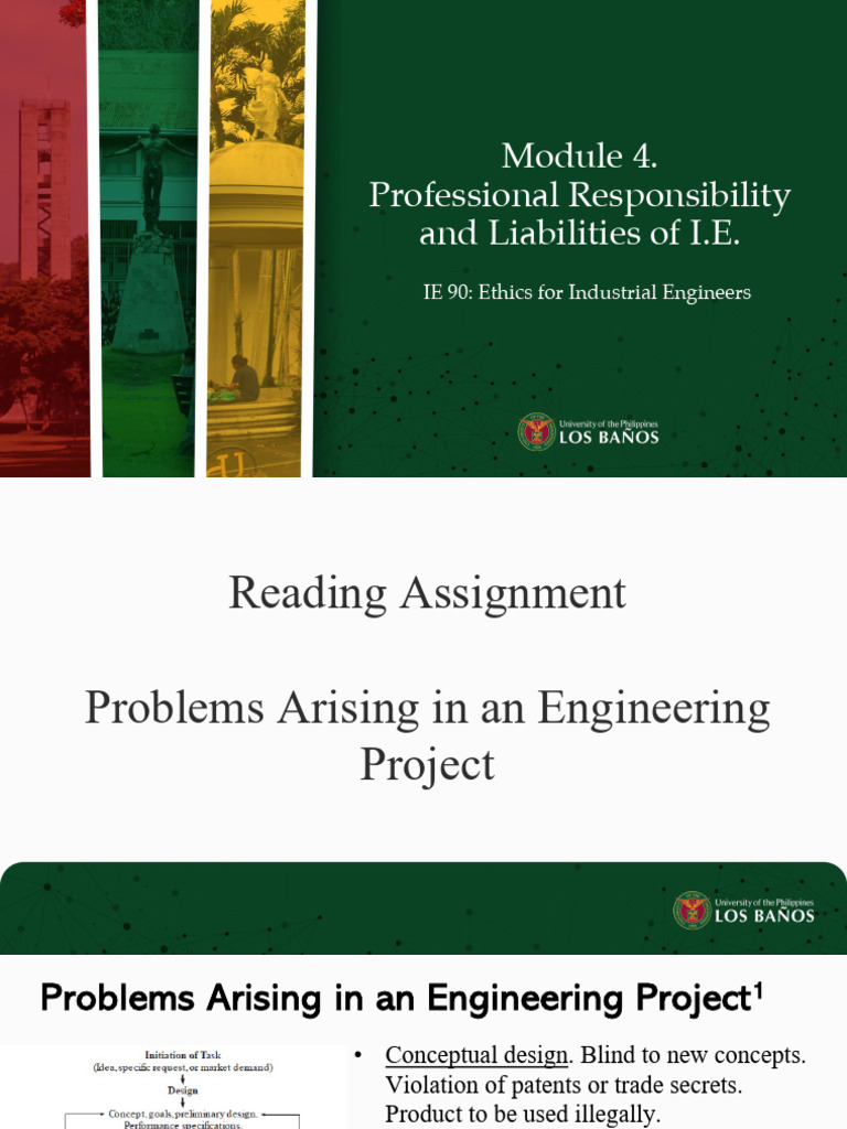 IE 90 - Module 4 - Professional Responsibility and Liability of IEs ...