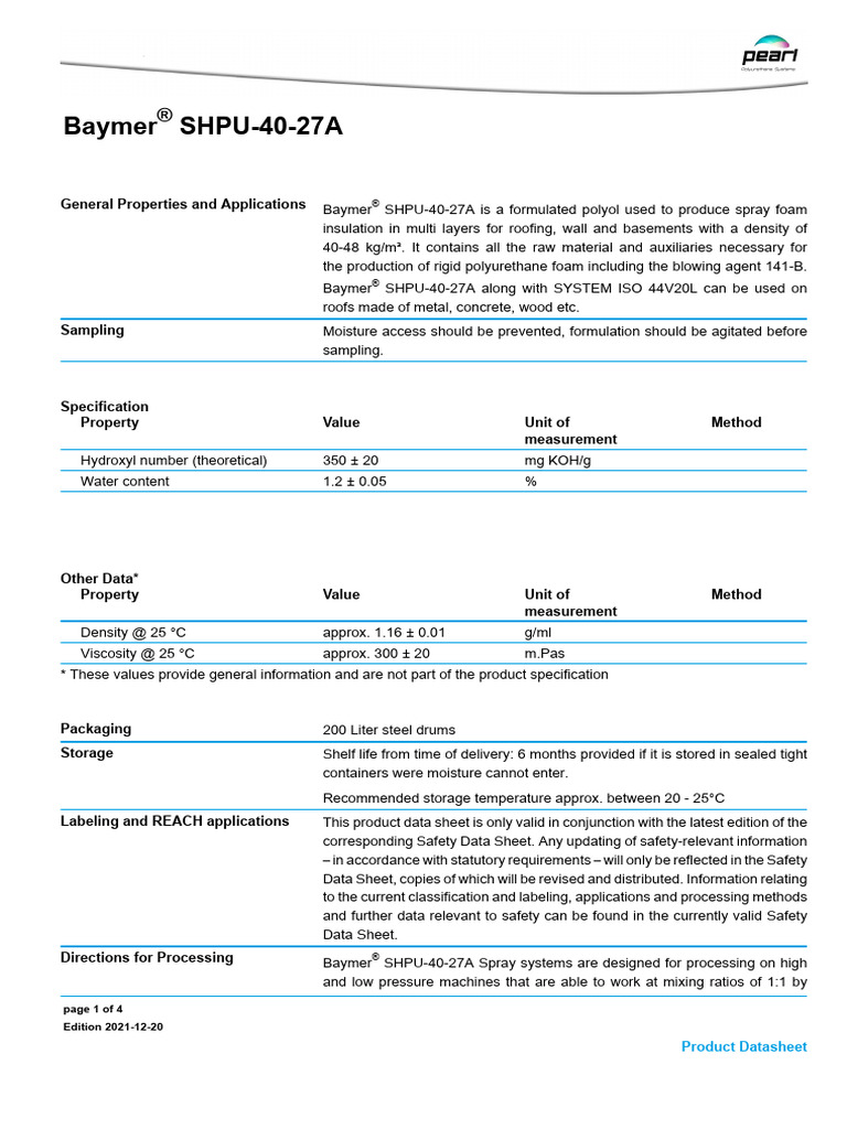 Baymer SHPU-40-27A External Pearl 2021-12-20 16 28 | PDF | Humidity ...