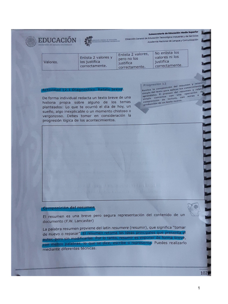 Progresion 12 | PDF