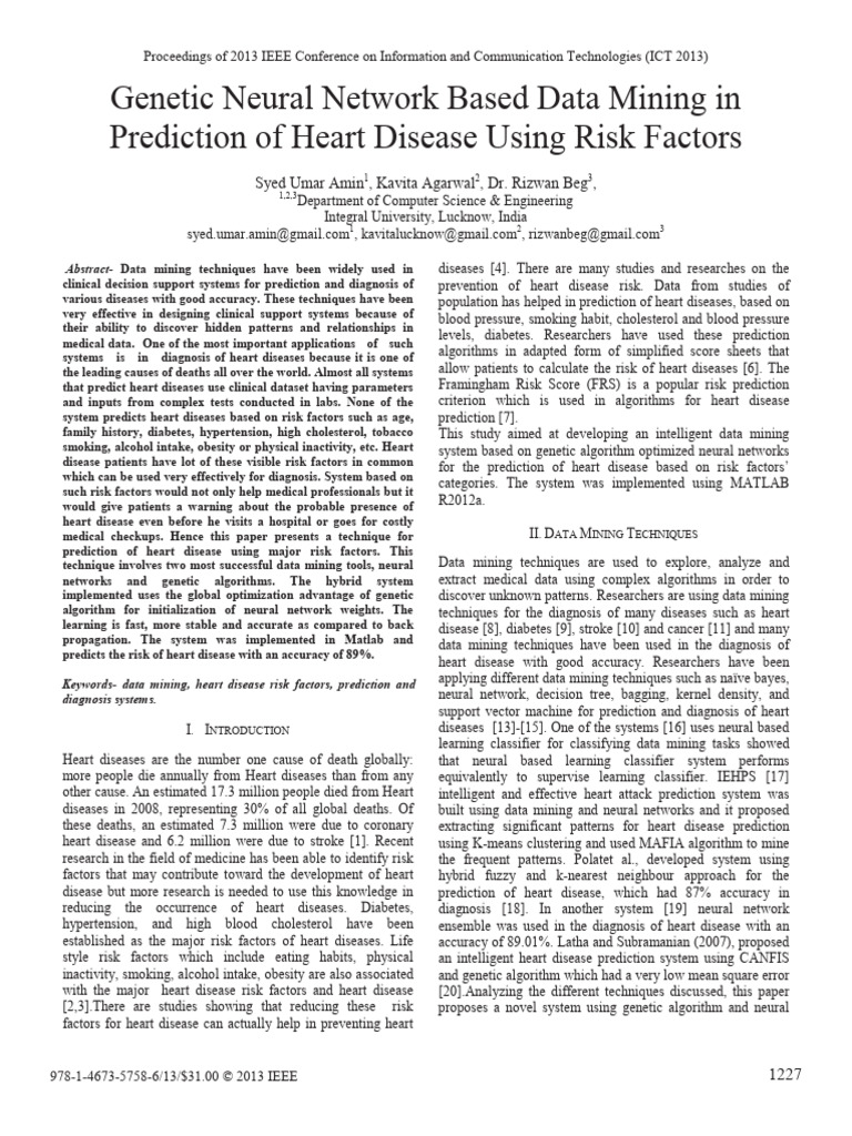 Heart Disease Prediction Using Neural Networks | PDF | Cardiovascular ...