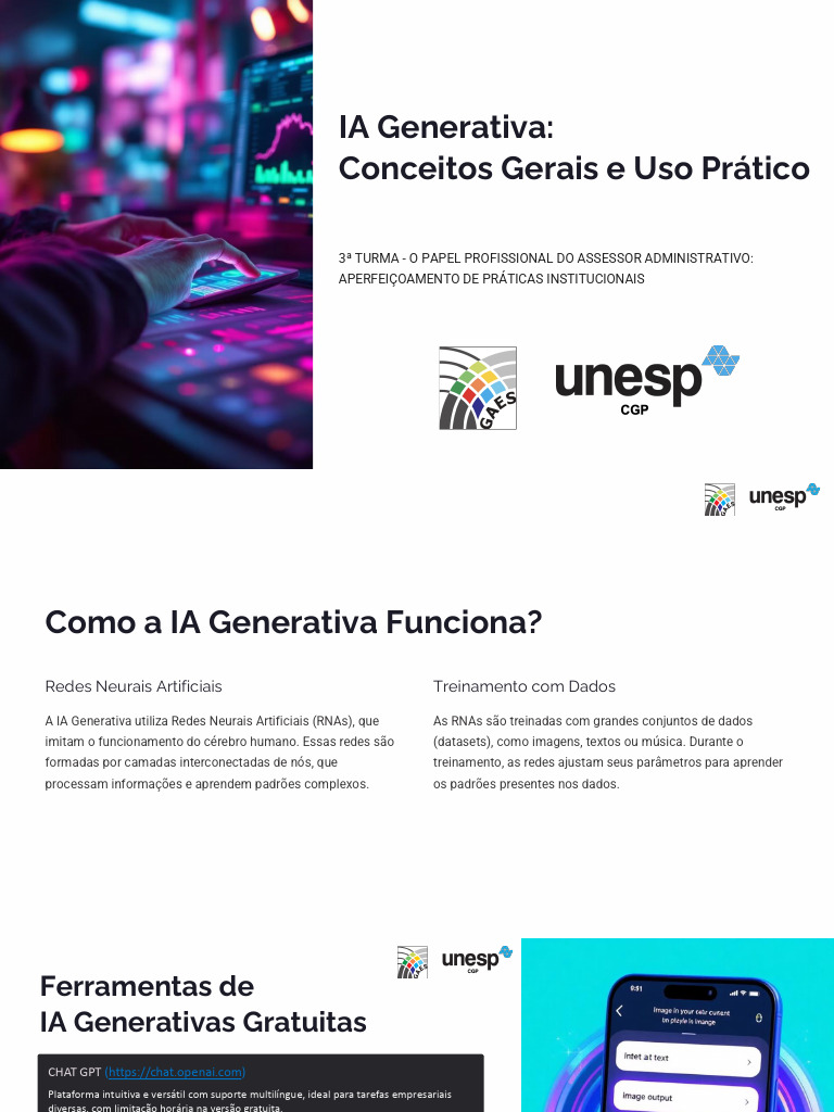 Funcionamento da IA Generativa | PDF | Inteligência artificial ...