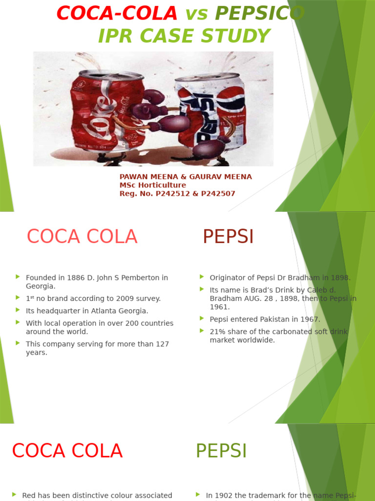 Coca-Cola vs Pepsi: Market Analysis | PDF | Pepsi | Coca Cola